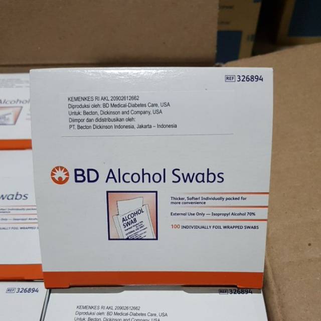 Alkohol Swab BD / BD Alkohol Swab / Tissue Alkohol
