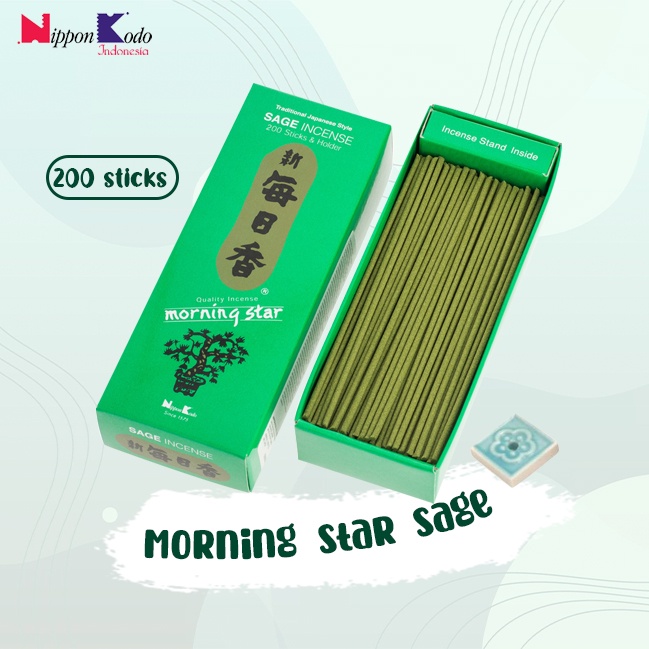 Dupa/Hio Stick Jepang Wangi Aromaterapi Morning Star Sage 200 sticks