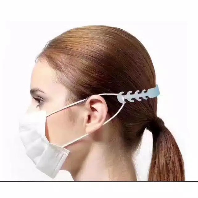 Pengait Masker - Kaitan Tali Masker - Ear Loop Mask Connector - Hook Mask - Cantolan masker Ear Loop