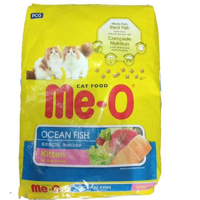 Cat Food Makanan Kucing Meo Me-O Kitten Ocean Fish 7kg 7 kg