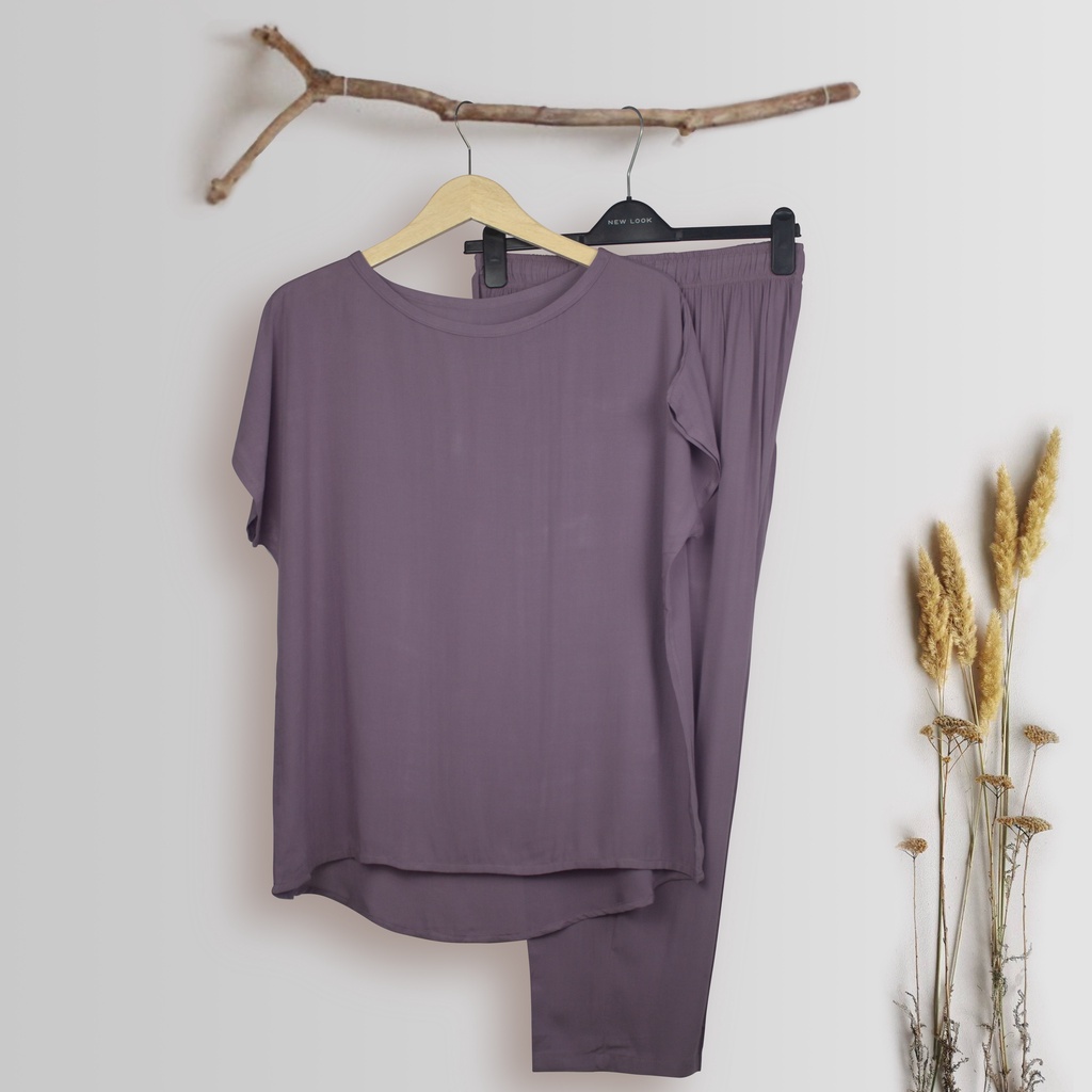 PIYAMA SET MERK LAURA JONES (BAJU+CELANA PANJANG)