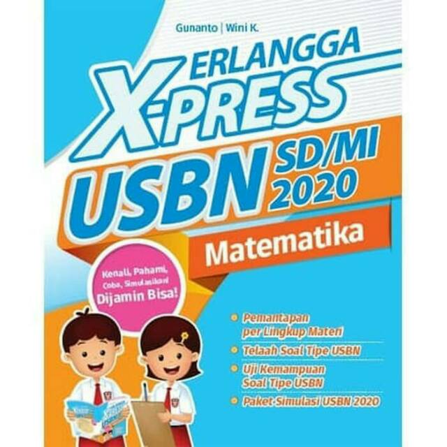Buku X-Press USBN SD 2020 Matematika - Erlangga