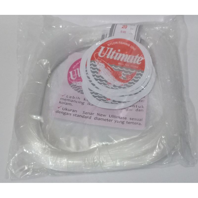 SENAR NILON ULTIMATE 20LB 0.45MM 300METER SENAR MURAH NILON PANCING SENAR PANCING SENAR LAYANGAN