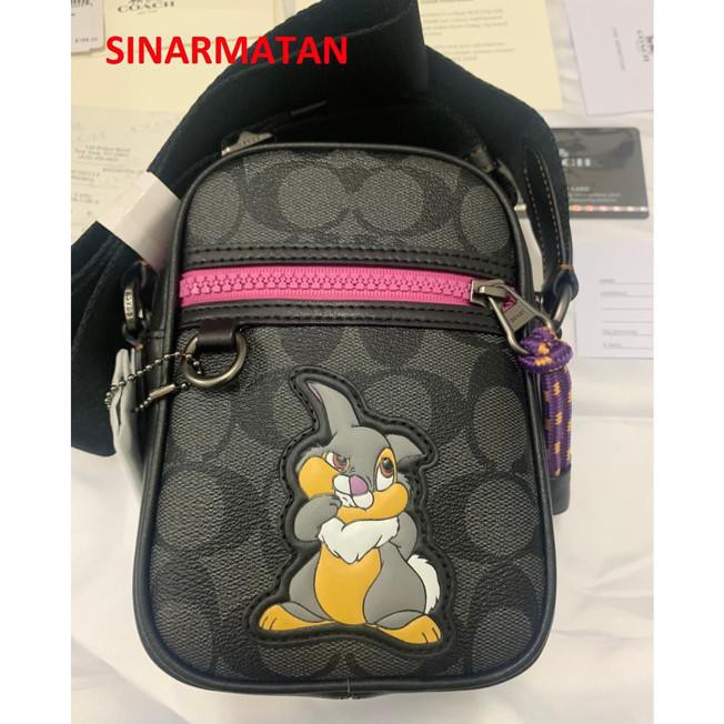 ✪ TERLAKU TAS SLEMPANG PRIA MURAH✪ MINI SLINGBAG COACH'S RABBIT - ORIGINAL ,TAS SELEMPANG PRIA
