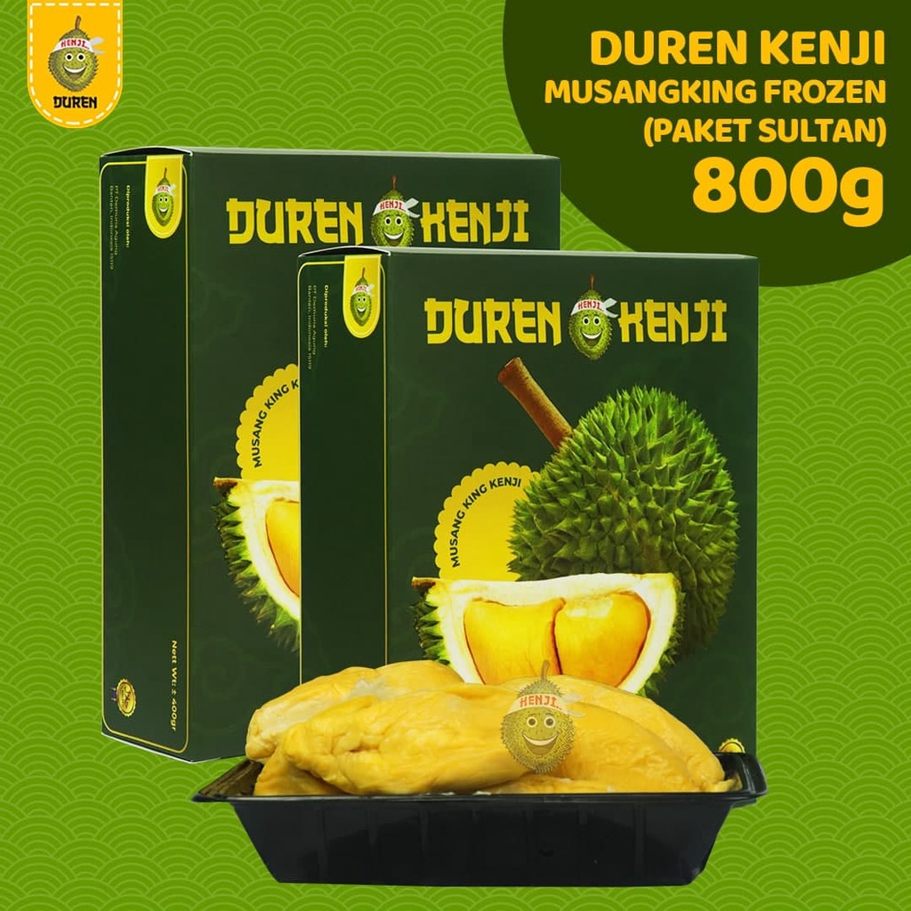 

Paket Sultan (2 Box Duren Musang King 'Mao Shan Wan' 400gr) | Durian Frozen Food