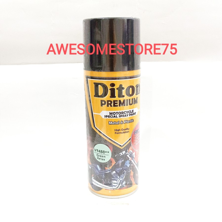 DITON PREMIUM ** V 9488 GREEN RELAX VESPA Hijau Muda Telur Asin Cat Semprot Pylox