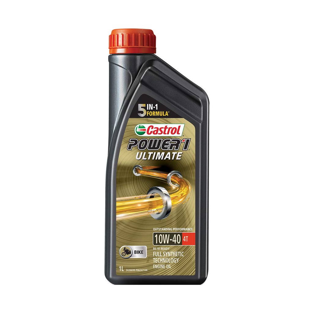 OLI MOTOR CASTROL POWER 1 ULTIMATE FULL SYNTHETIC 100% 10W40 1L 5 IN 1