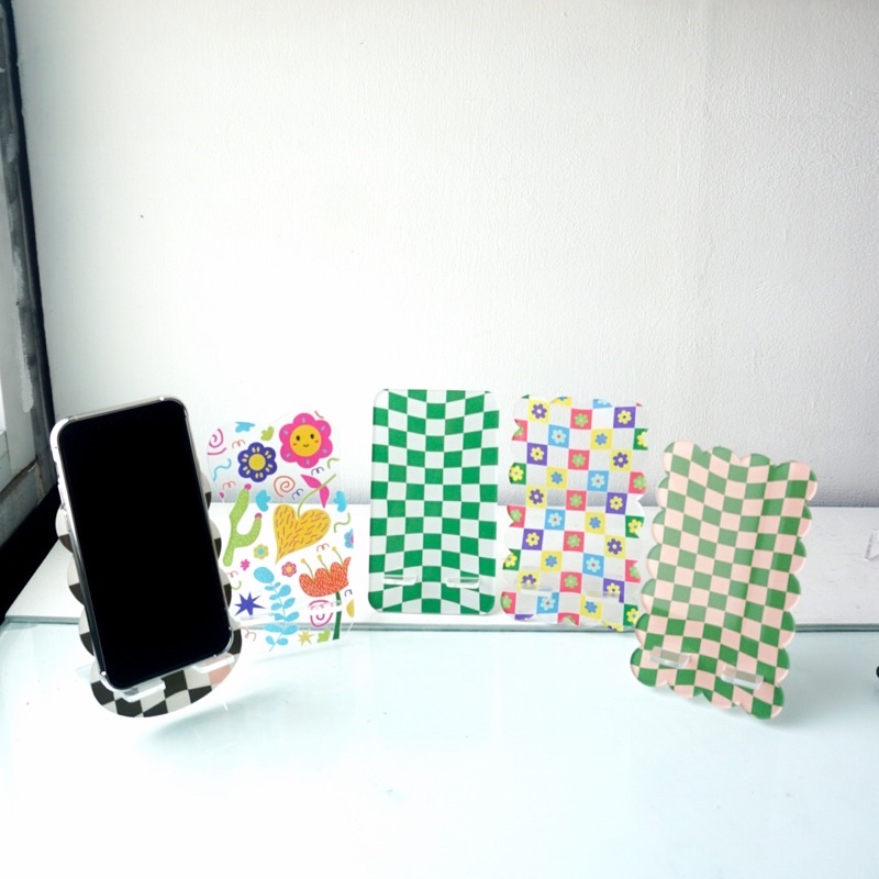 Stand Phone Holder Acrylic | Stand Dudukan Handphone by Yeele