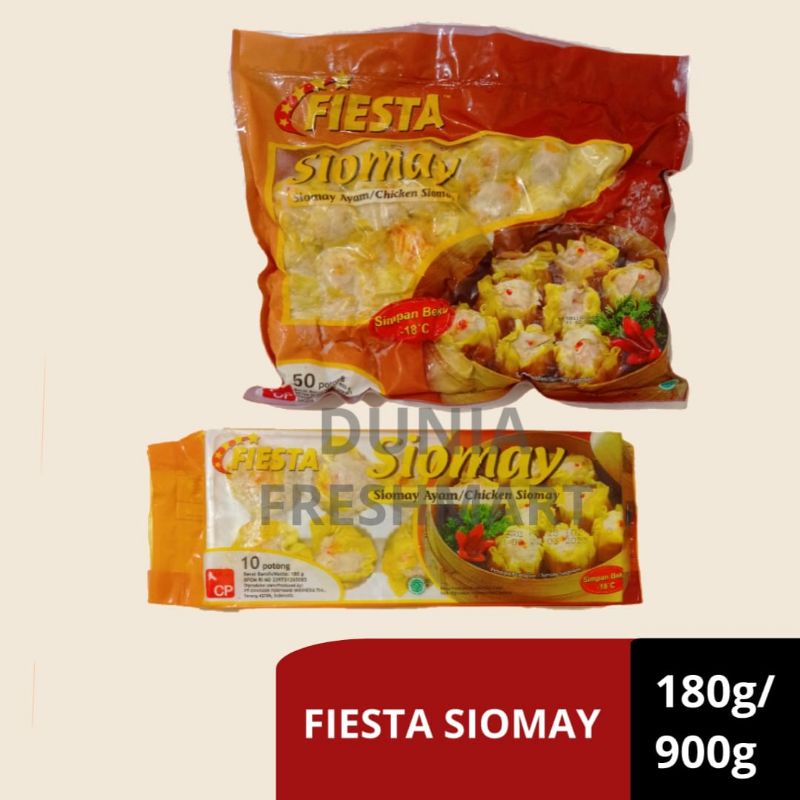 

Fiesta Siomay Ayam 180gr(10pcs)/900gr(50pcs) SOMAY AYAM SUMAY CHICKEN SIOMAY DIMSUM FROZEN