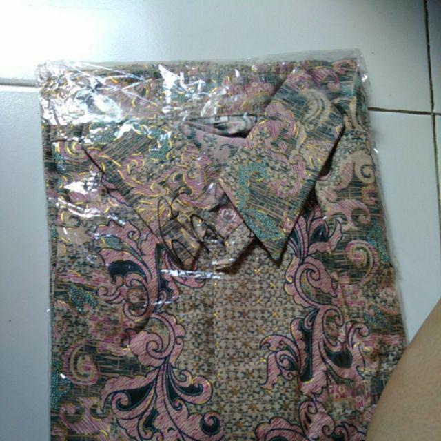 Riri Couple Batik 3in1 Baju Batik Dan Rok Lilit Bapak Dan Kemeja Anak M-xl