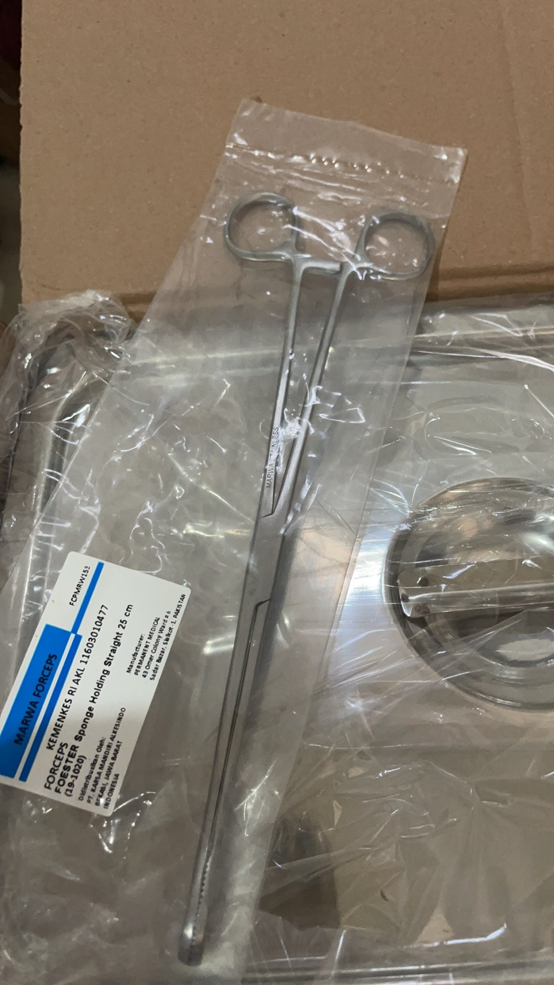 Foerster Sponge Holding Forcep Straight