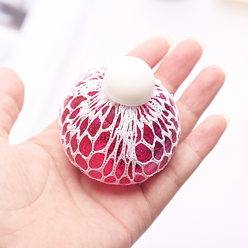 Squishy Mesh Ball / Bola Squishy Jaring / Mainan Anak Anti Stress