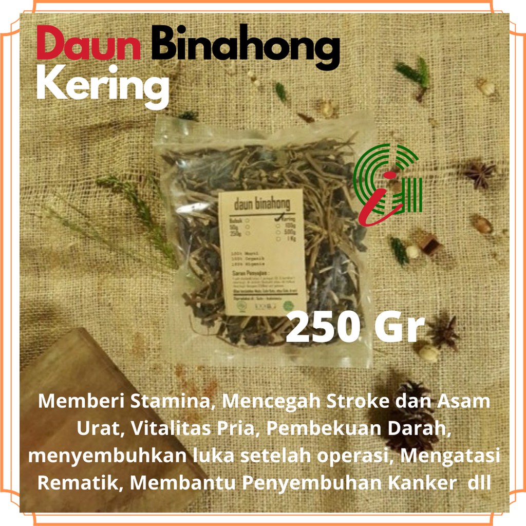 

OBAT STROKE DAN ASAM URAT!! Binahong Kering 250Gr, Anredera Cordifoliar, Melancarkan peredaran darah