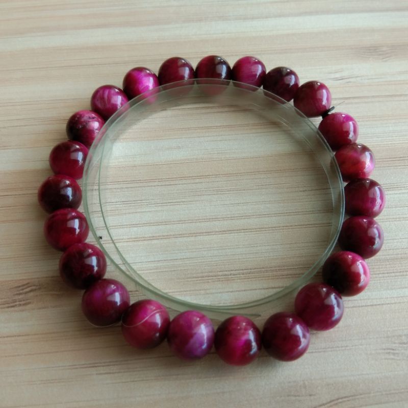 Gelang Batu Tiger Eye 10 mm (BTE 08-10)