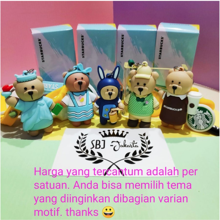 keychain / Gantungan kunci maskot bearista BESAR