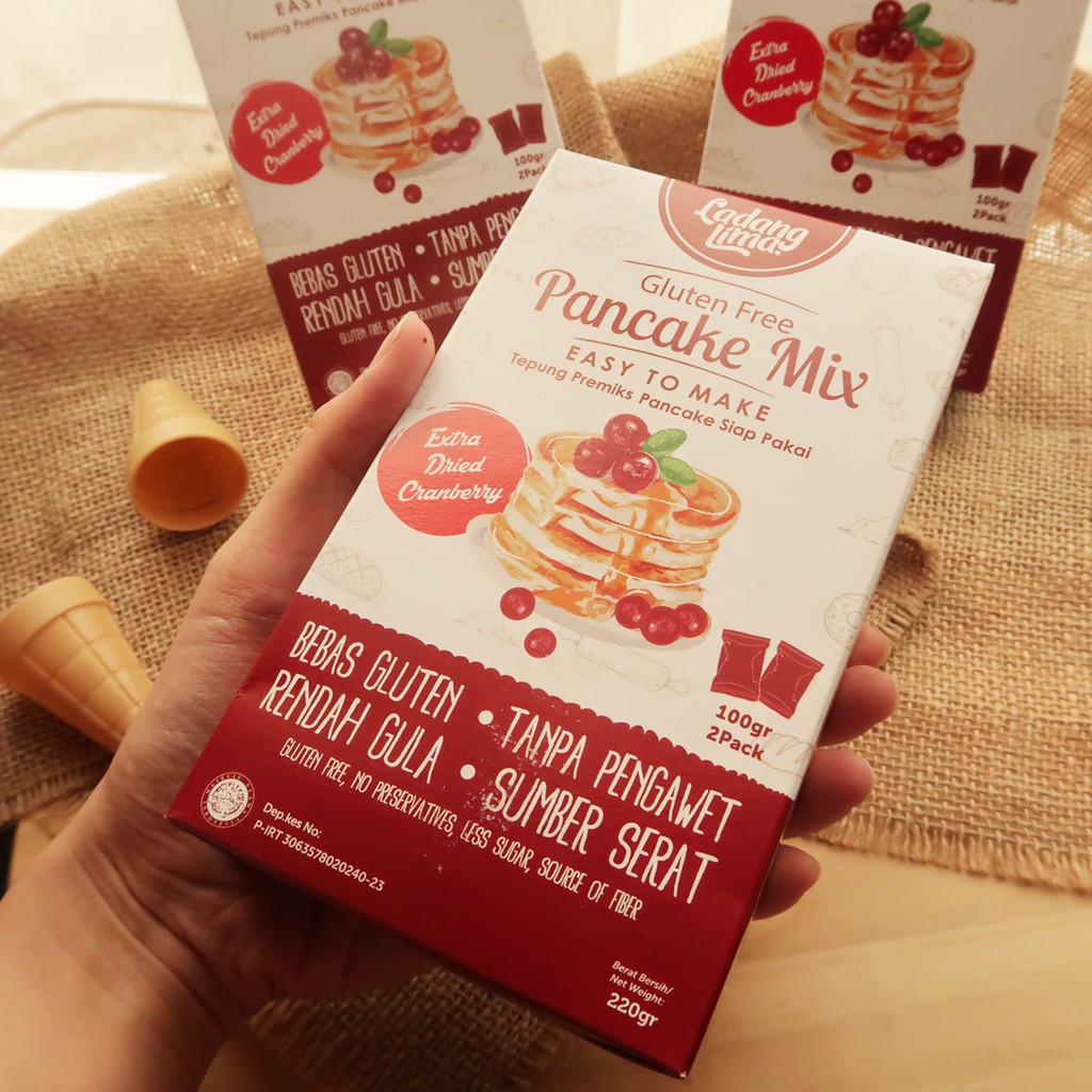 

Pancake Mix with Cranberry 220gr