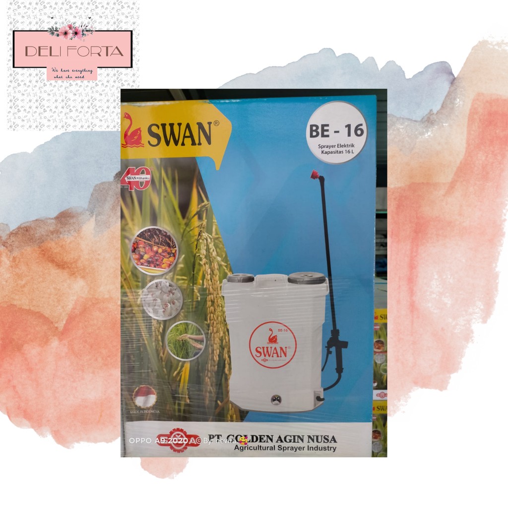 sprayer elektrik SWAN BE-16 / BE16 Semprotan hama SWAN / semprotan disinfektan.