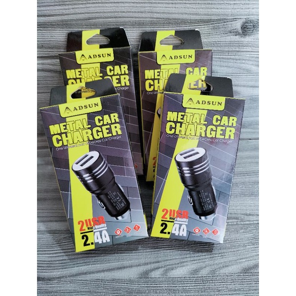 Car Charger / SAVER Mobil ADSUN 2 USB 2.4A