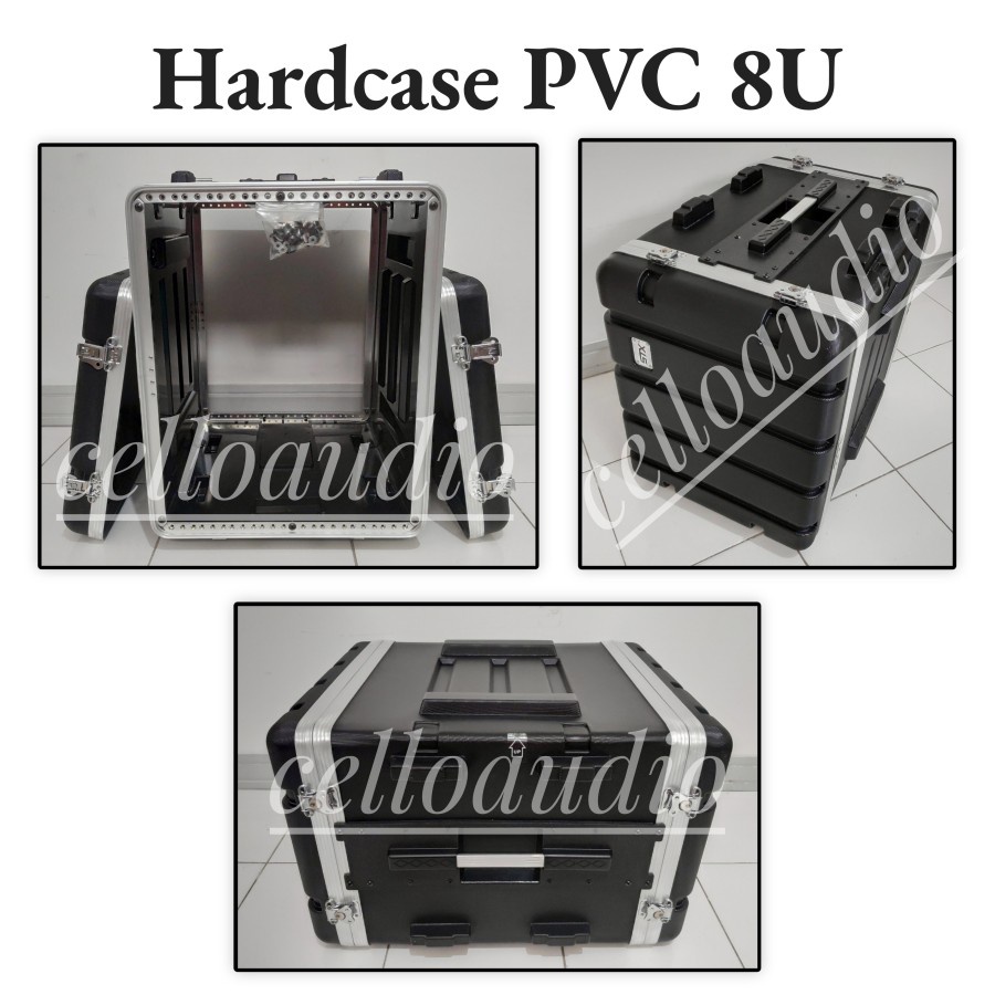 Koper Hardcase PVC 8U STX Audio Sound System Hardcase Fiber