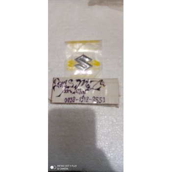 Emblem label Suzuki Satria 2 tak fu shogun 125 logo Suzuki tameng hiu original