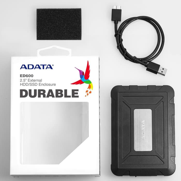 Adata HDD Enclosure 2.5&quot; Water/Dust/Shock Proof - ED600