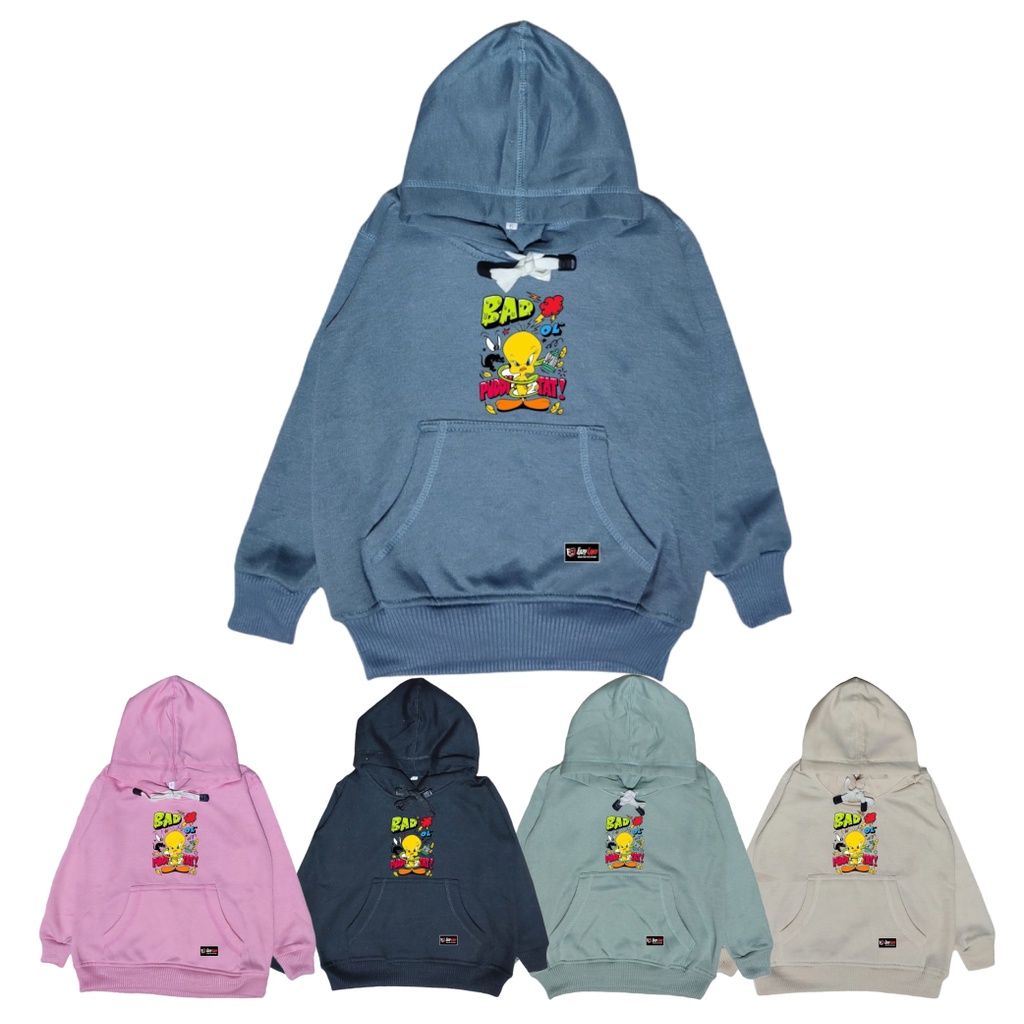 Sweater Hoodie  Anak Kekinian Sweter Hodie Anak Korea Switer Jemper Anak Kece Sweeter Anak Sablon Kartun Fashion Kidz Sweater Kumpluk Anak Unisex