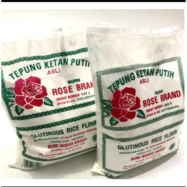 

Tepung Ketan Rose Brand 500gr