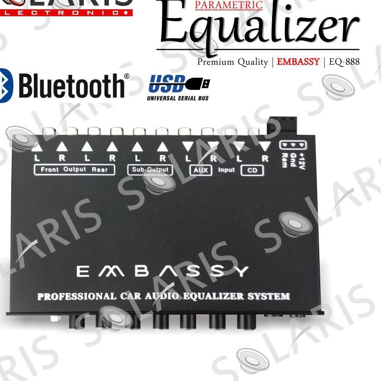 Bagus  PARAMETRIC EQUALIZER PREAMP KARAOKE EMBASSY EQ-888 BLUETOOTHlt0 . . . . . .