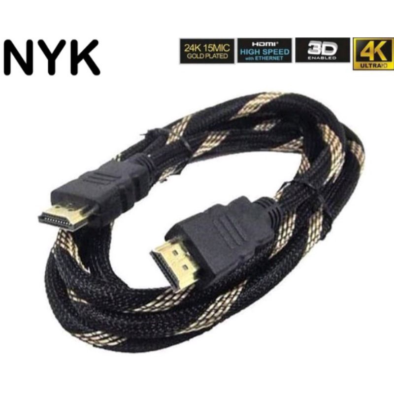 kabel hdmi nyk jaring gold 3m hdmi 3m