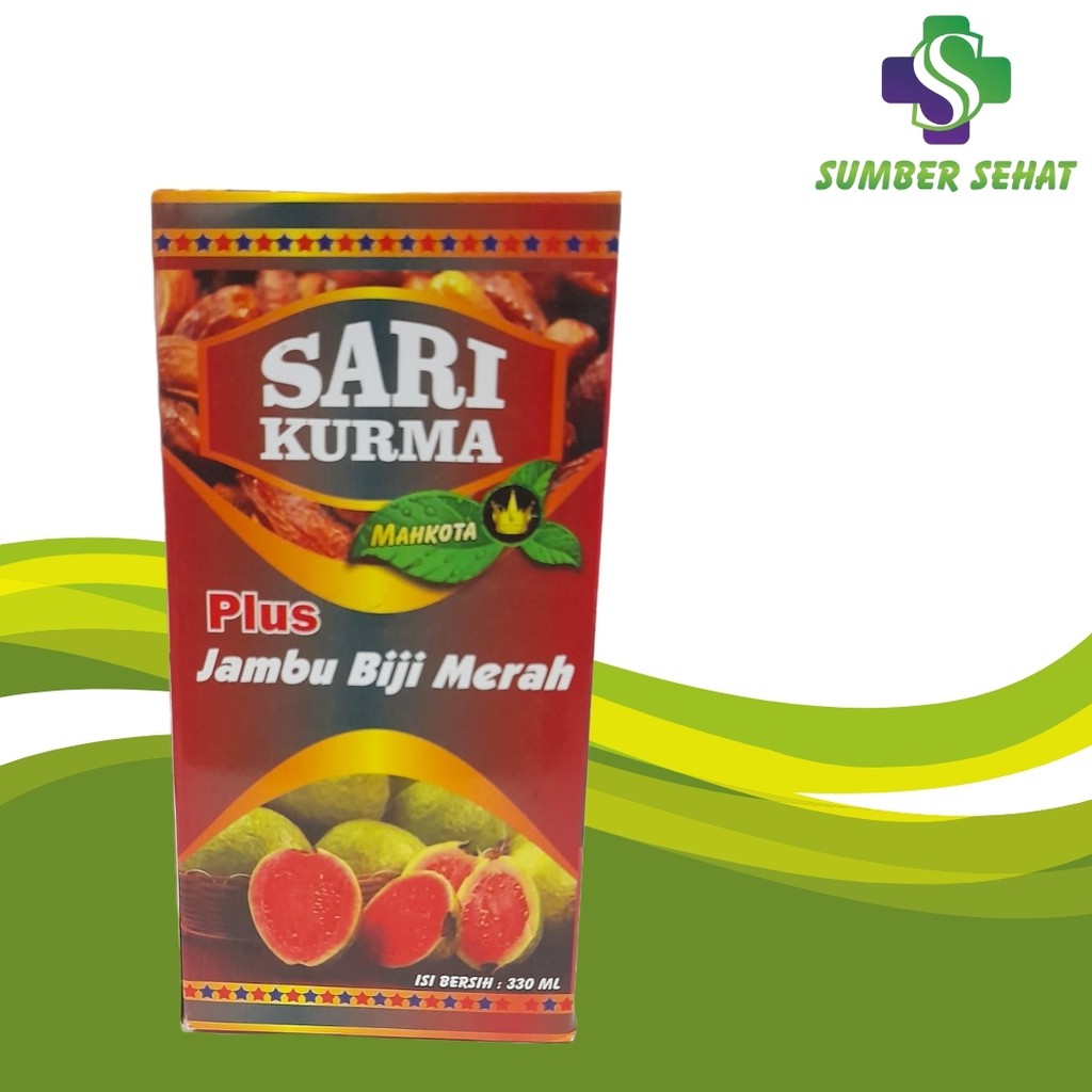 MAHKOTA SARI KURMA PLUS JAMBU BIJI 330 ML