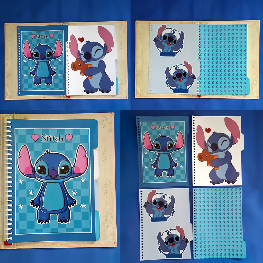 

Pembatas Samping STITCH Binder Organizer Semua Ukuran 1 Set 4 Lembar Glossy Murah