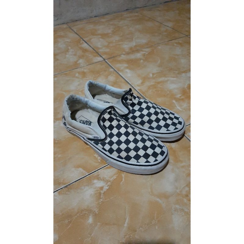 vans slip on checkerboard second ori