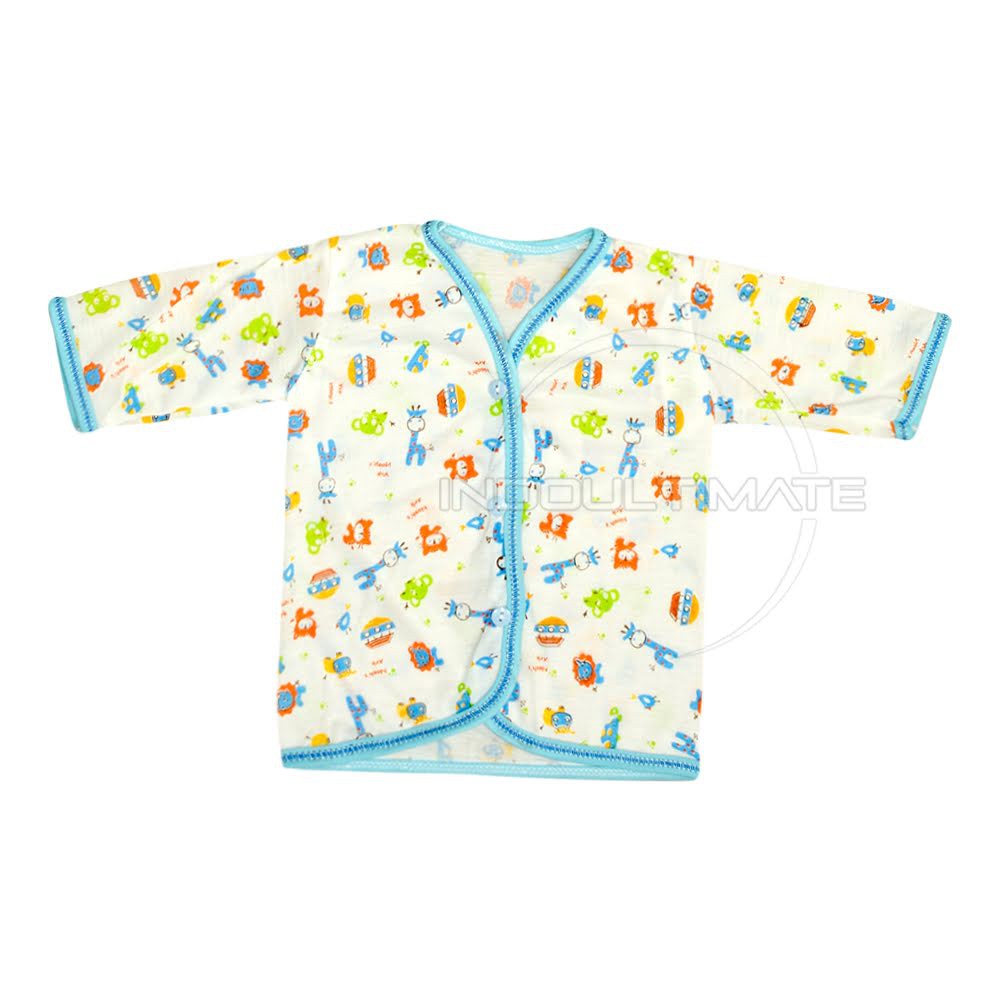 1 PCS Baju Bayi Lengan Panjang Kaos Bayi Newborn Baru Lahir BCS-060KK Atasan Bayi Pakaian Bayi