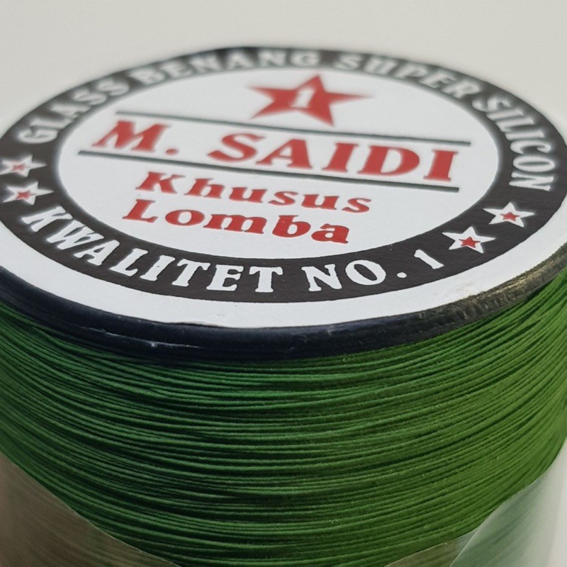 Benang gelasan katun asli M.Saidi Original / gelasan katun super / gelasan layangan benang katun
