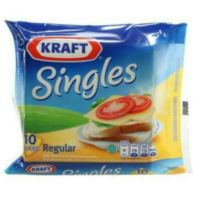 

Keju Kraft Singles Slice 10 pcs - Keju Lembaran