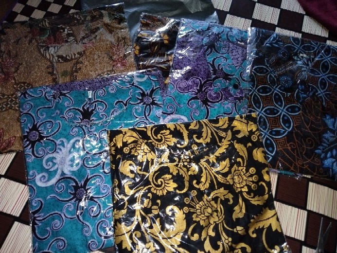 Batik Dolby Dolbi Dobby Doby Tenun Sutra Tulis Katun Atbm Baron Atasan Batik Wanita Sogan Srg308