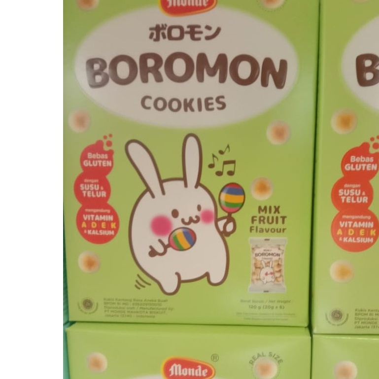 

Monde Boromon Cookies Mix Fruit 120 gr