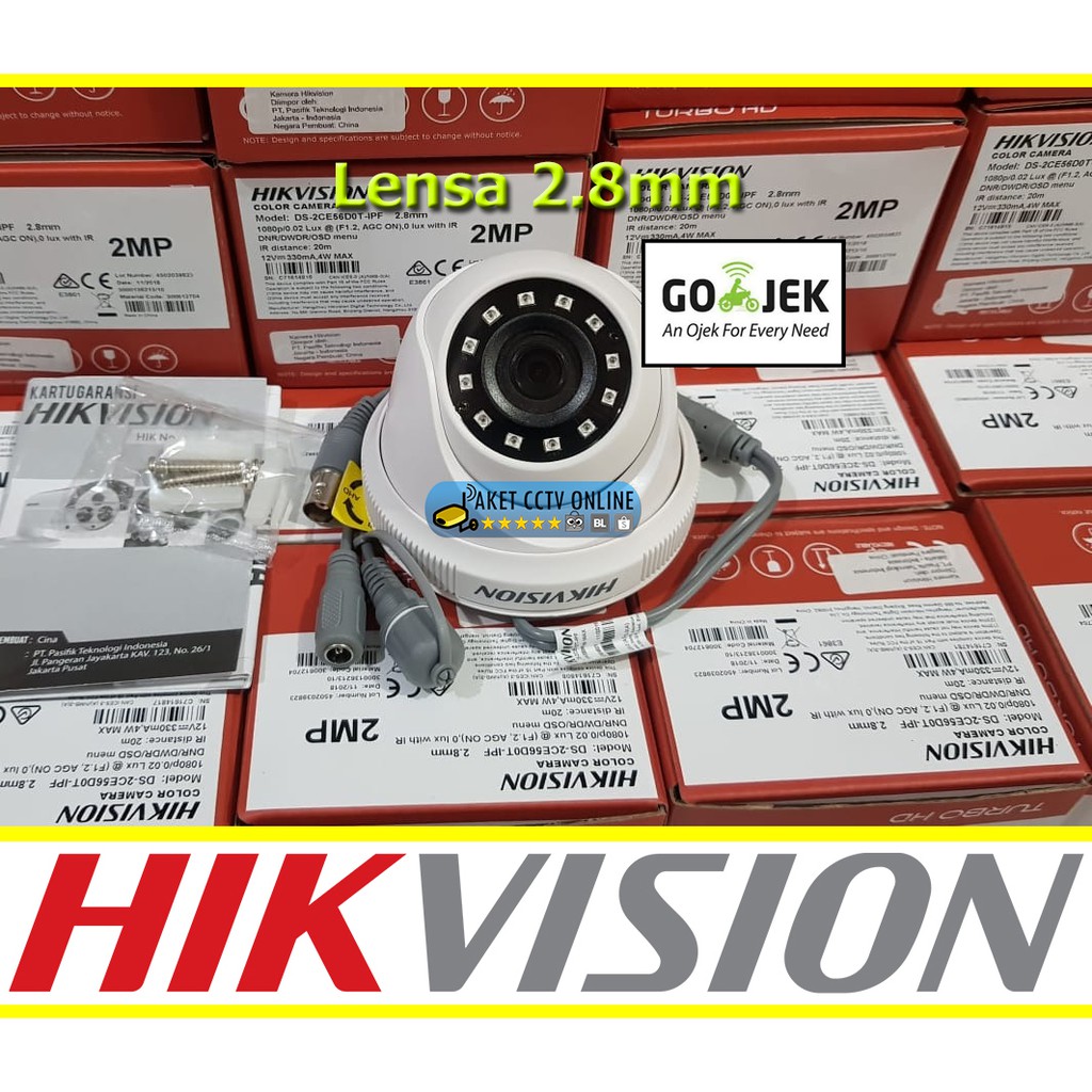 Hikvision DS-2CE56D0T-IPF Kamera CCTV Indoor 2MP Camera ...