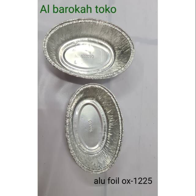 Wadah aluminium foil oval OV-230 / loyang aluminium foil oval sedang / loyang oval zuppa soup 225ml