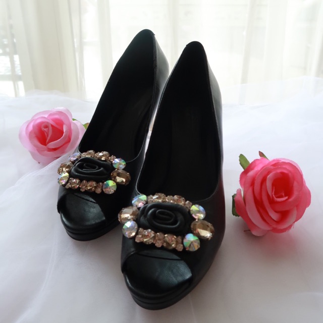 Olga Strada Genuine Leather Formal Party High Heels Shoes