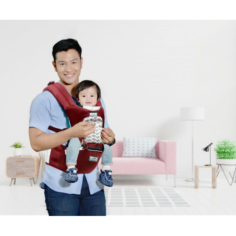 Snobby Gendongan Hipseat  6 Posisi + sirkuLasi aplikasi print