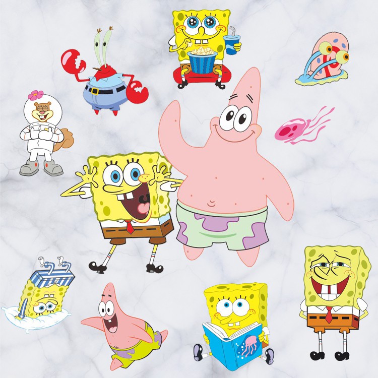 34 Gambar Kartun  Spongebob  Gambar Ipin