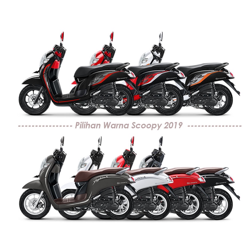 Sayap legshield luar SCOOPY FI ESP NEW K93 DONAT 2017 2018 2019 2020 Kualitas Seperti Original ori w