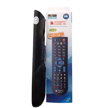 REMOTE RECEIVER DIGITAL PARABOLA MULTI MP4 HD 16 HITAM