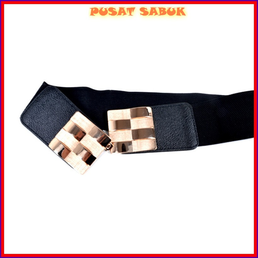 Gesper Sabuk Wanita Obi Karet Women Belt Ikat Pinggang Elastis Fashion Cewek Korea Oby Besar Jumbo