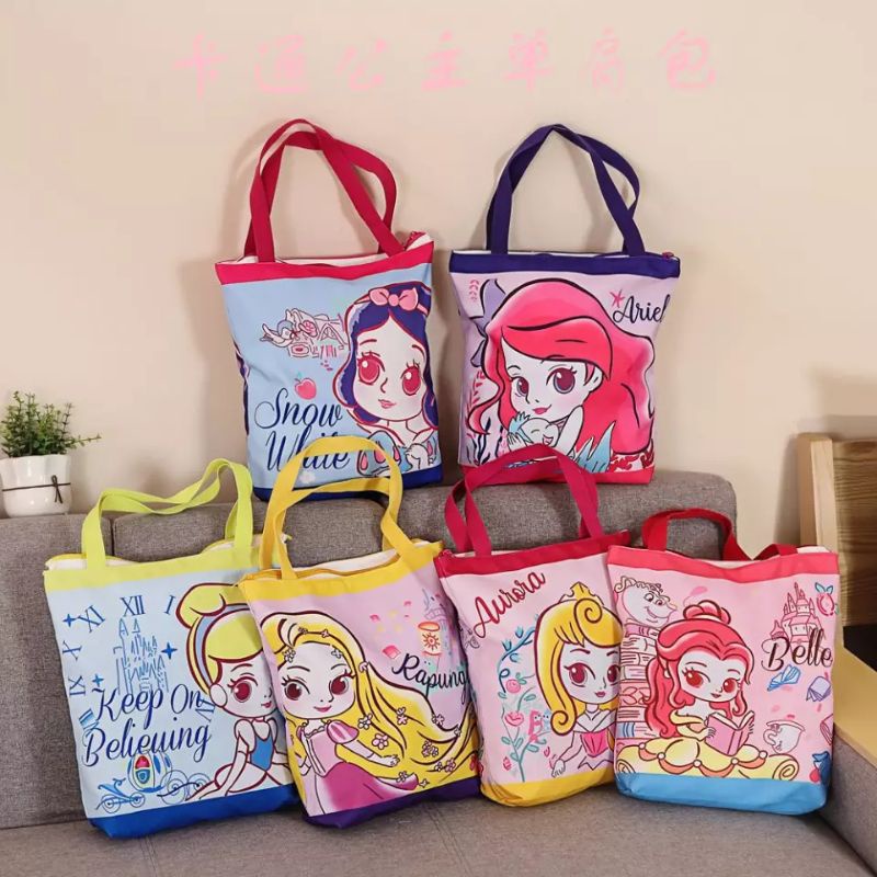 tas princess disney cinderella aurora ariel snow white rapunzel belle impor