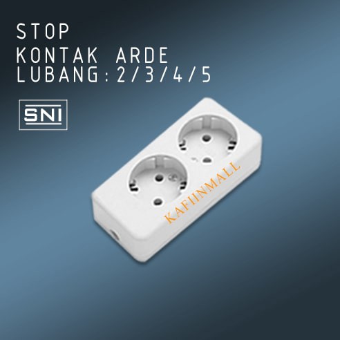 STOP KONTAK ARDE 2/3/4/5 LUBANG / TERMINAL KUNINGAN / COLOKAN LISTRIK