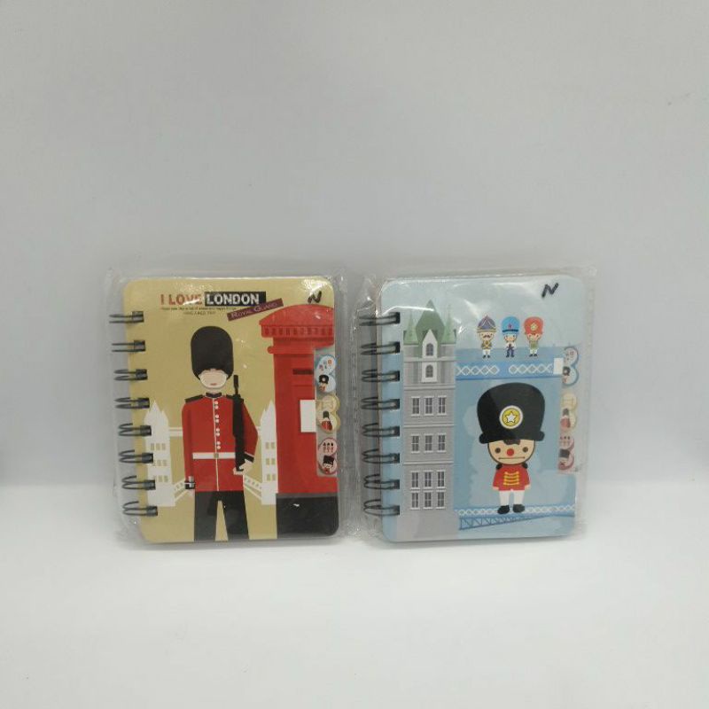 

buku notes kecil ring i love london