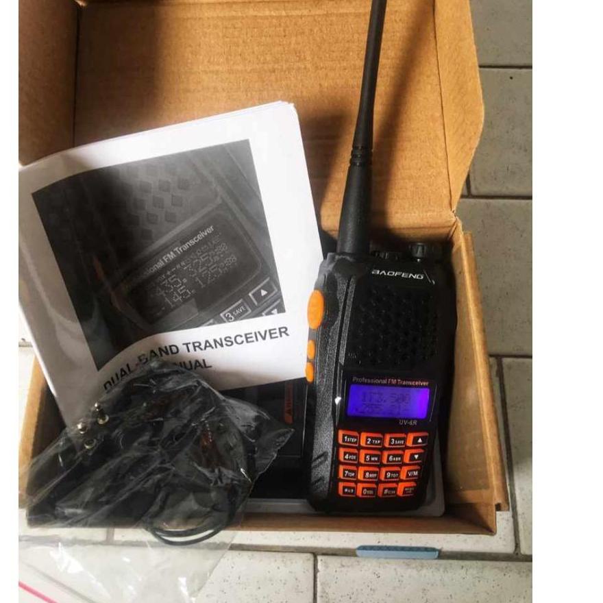 Telah Hadir.. TERLARIS HT UV-6R Dual Band VHF - UHF Radio FM walkie talkie jarak jauh 20km walkie ta