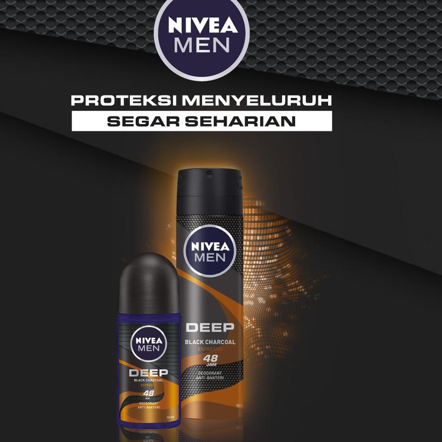 (HOT PRODUCT BEST SELLER) NIVEA MEN Deodorant Deep Espresso Spray - 150 ml
